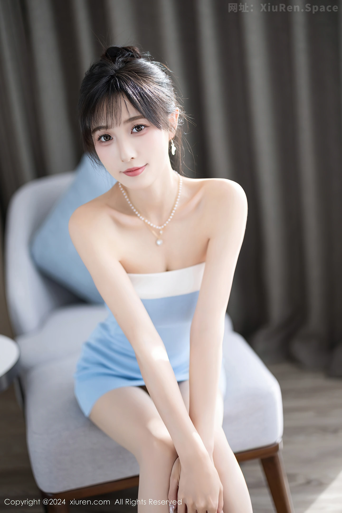 图片[6]-[XiuRen秀人网]VOL.8165 模特林星阑情趣修女服+蓝色服饰配超薄白丝秀曼妙身姿诱惑写真84P-秀人网官方网站